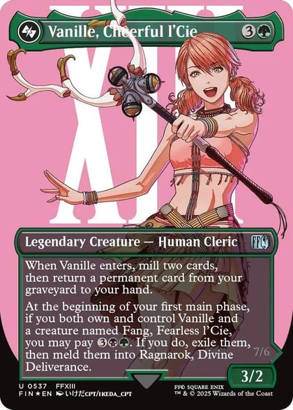 Vanille, Cheerful l'Cie (Borderless) (Surge Foil), FINAL FANTASY 537