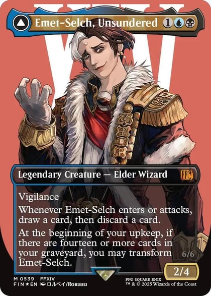 Emet-Selch, Unsundered (Borderless) (Surge Foil), FINAL FANTASY 539