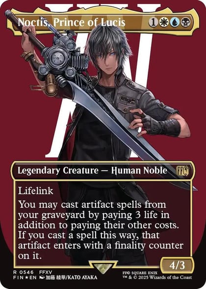 Noctis, Prince of Lucis (Borderless) (Surge Foil), FINAL FANTASY 546