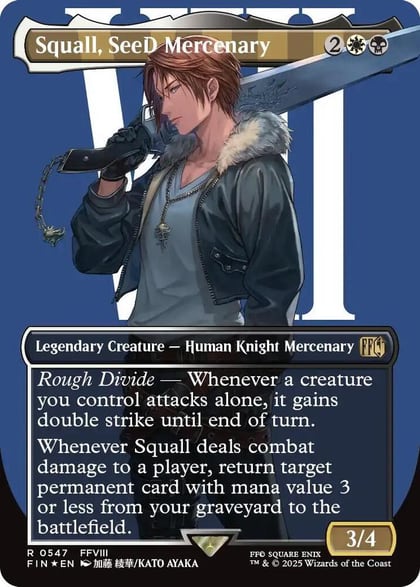 Squall, SeeD Mercenary (Borderless) (Surge Foil), FINAL FANTASY 547