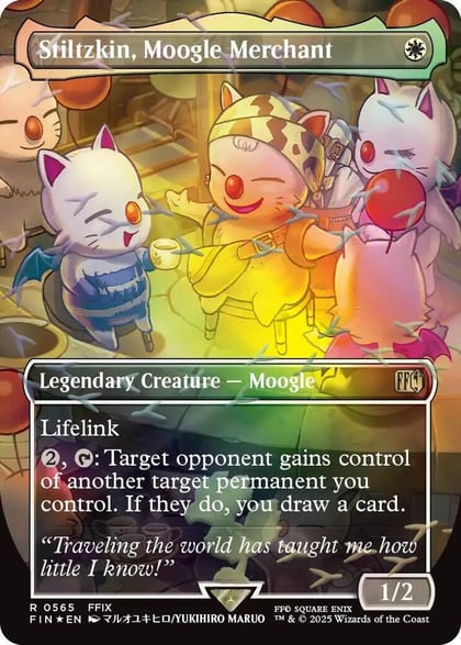 Stiltzkin, Moogle Merchant (Borderless) (Chocobo Track Foil), FINAL FANTASY 565