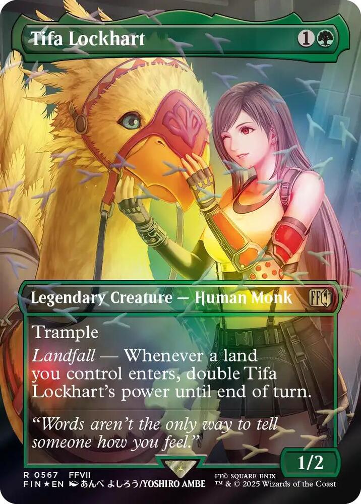 Tifa Lockhart (Borderless) (Chocobo Track Foil), FINAL FANTASY 567