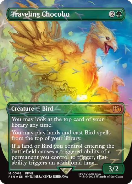 Traveling Chocobo (Borderless) (Chocobo Track Foil), FINAL FANTASY 568