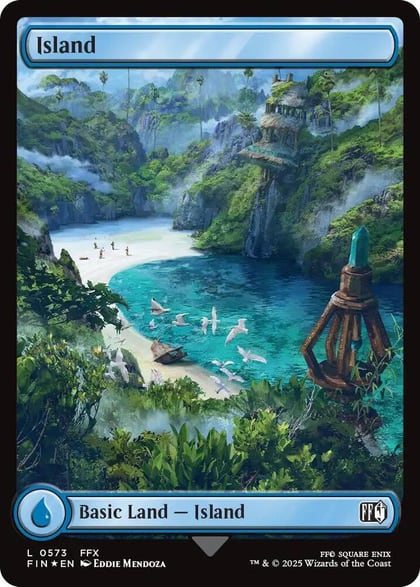 Island (0573) (Surge Foil), FINAL FANTASY 573