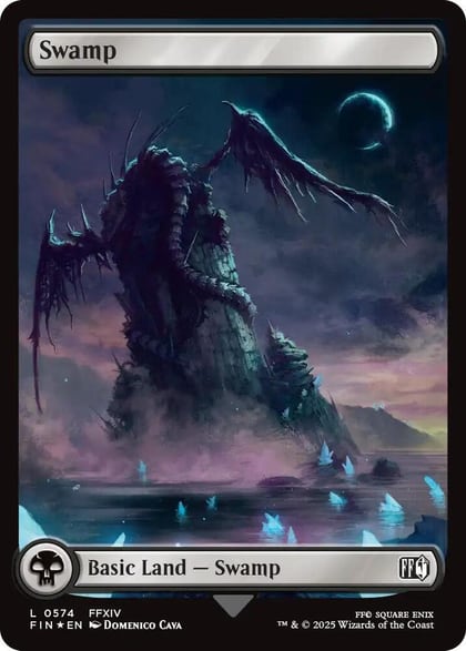 Swamp (0574) (Surge Foil), FINAL FANTASY 574