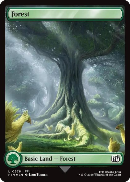 Forest (0576) (Surge Foil), FINAL FANTASY 576