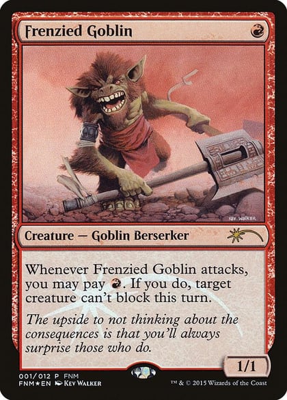 Frenzied Goblin, FNM Promos 1