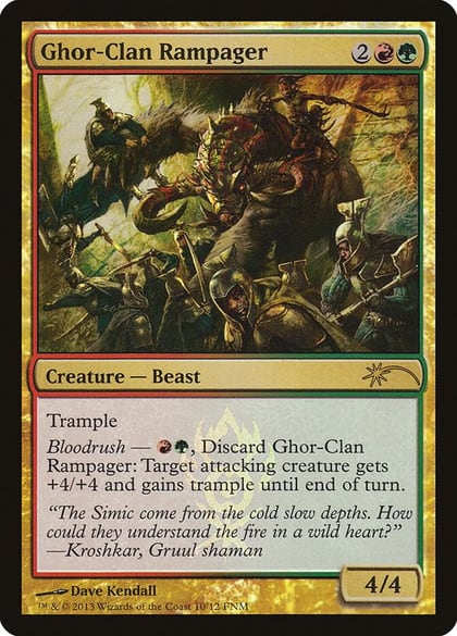 Ghor-Clan Rampager, FNM Promos 10