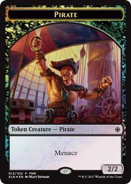 Pirate // Treasure Double-Sided Token, FNM Promos 12