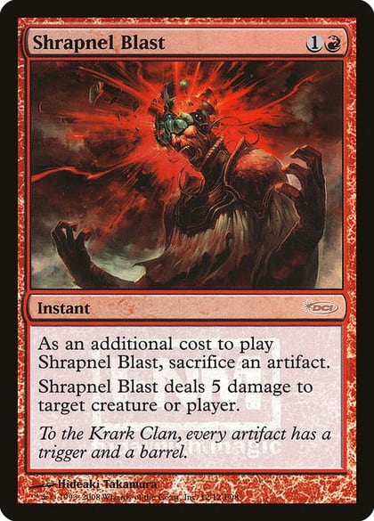 Shrapnel Blast, FNM Promos 12
