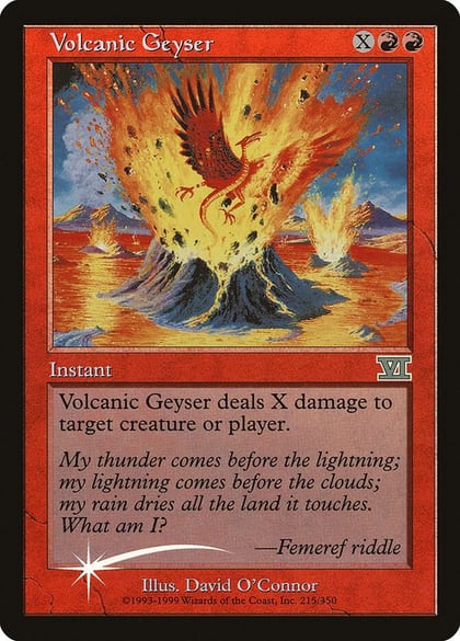 Volcanic Geyser, FNM Promos 215
