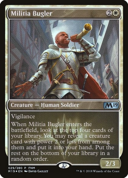 Militia Bugler, FNM Promos 29