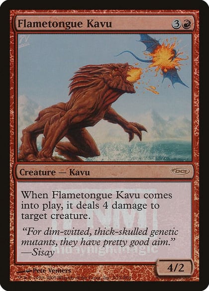 Flametongue Kavu, FNM Promos 3