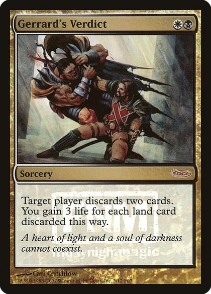Gerrard's Verdict, FNM Promos 3