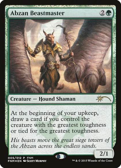 Abzan Beastmaster, FNM Promos 5