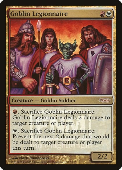 Goblin Legionnaire, FNM Promos 6