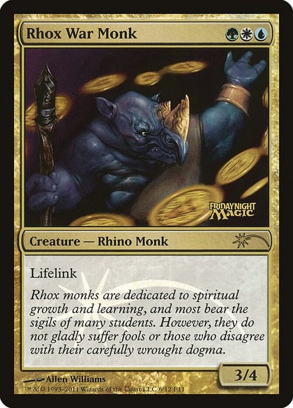 Rhox War Monk, FNM Promos 6