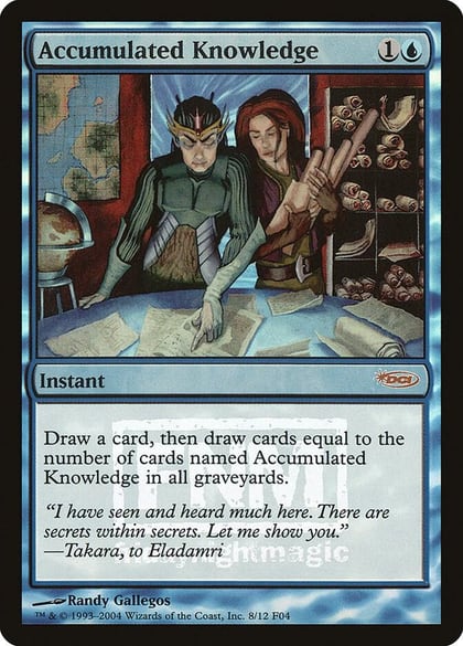 Accumulated Knowledge, FNM Promos 8