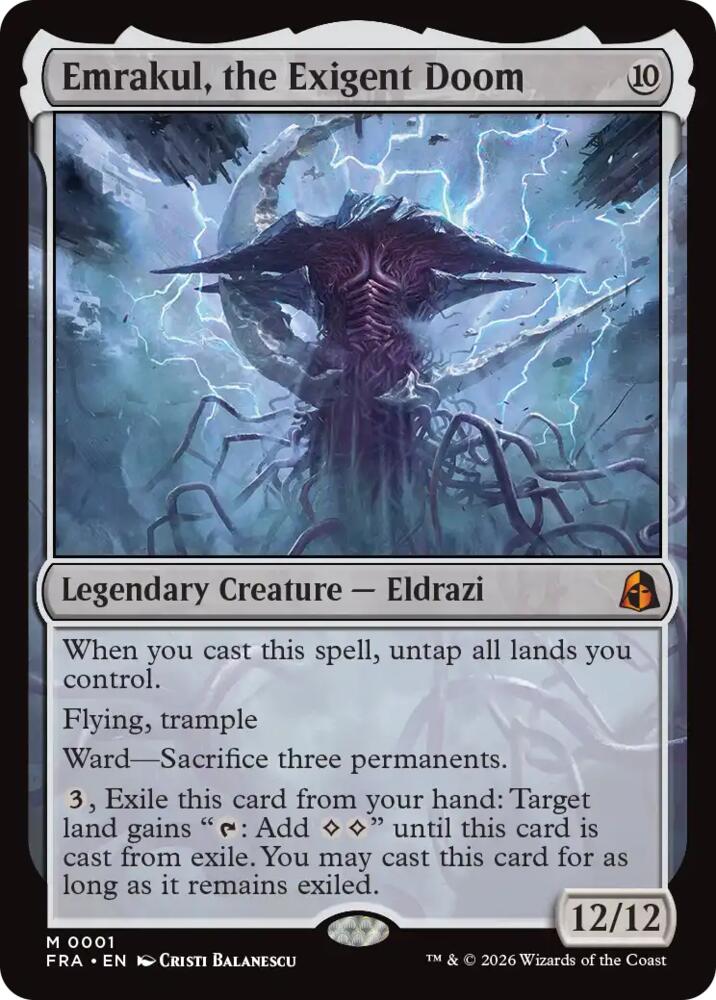 Emrakul, the Exigent Doom, Reality Fracture 1
