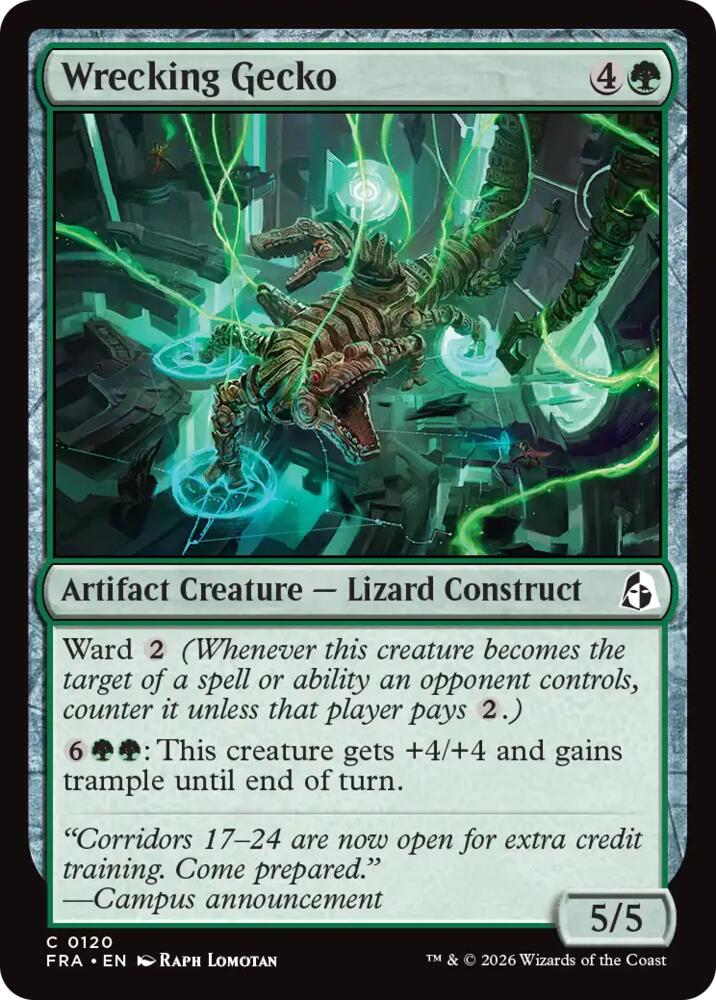 Wrecking Gecko, Reality Fracture 120