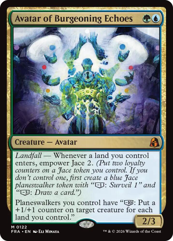 Avatar of Burgeoning Echoes, Reality Fracture 122