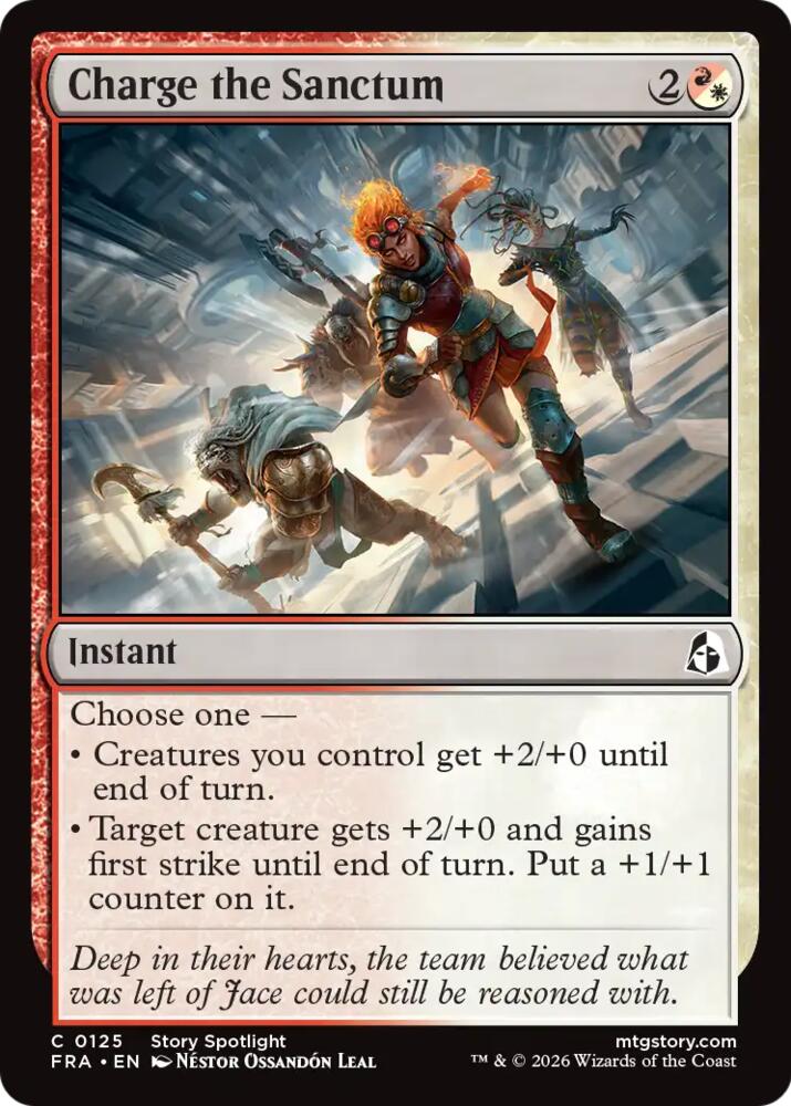 Charge the Sanctum, Reality Fracture 125
