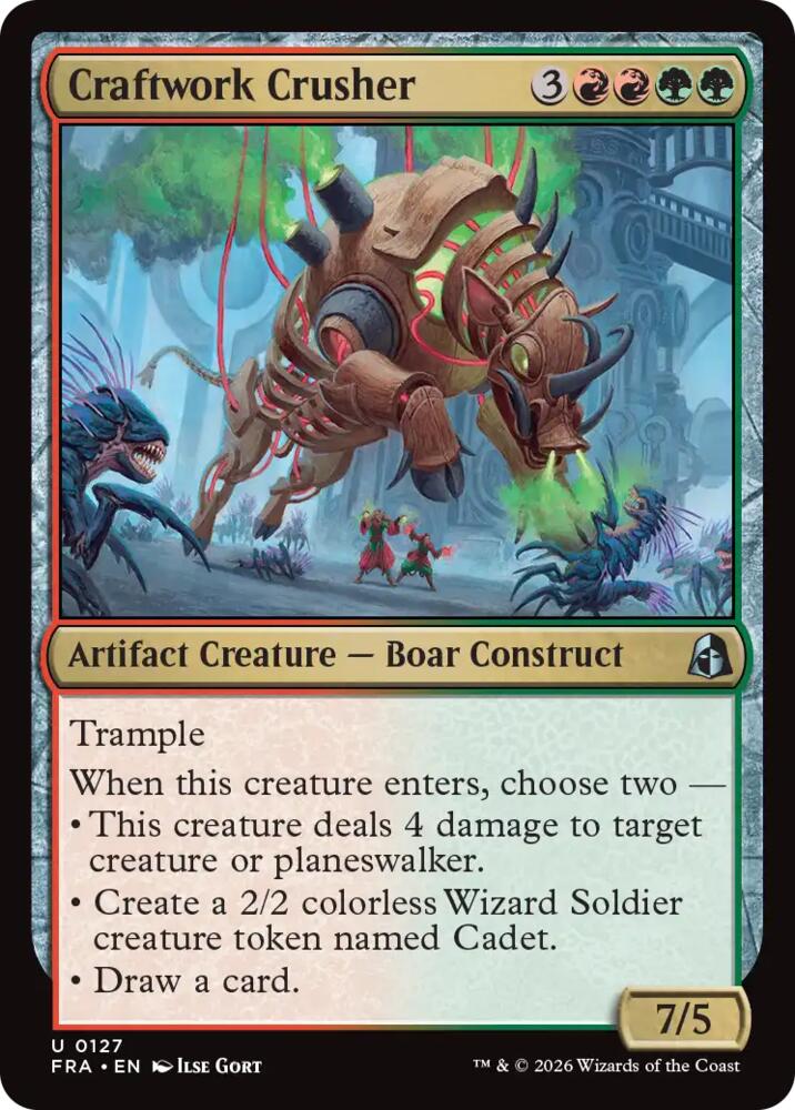 Craftwork Crusher, Reality Fracture 127