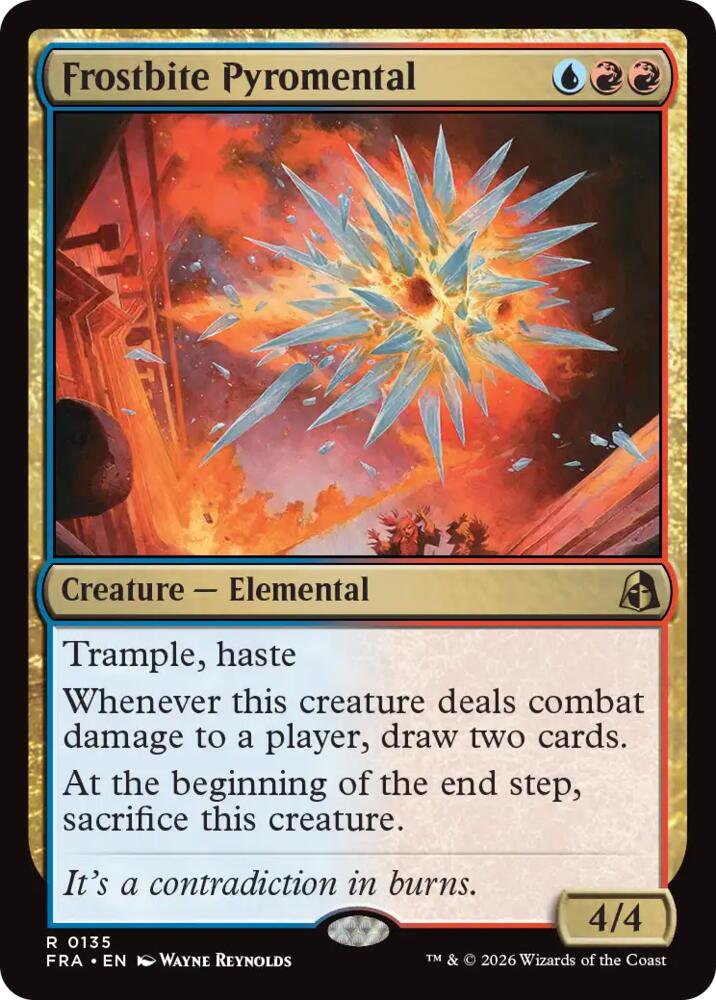 Frostbite Pyromental, Reality Fracture 135