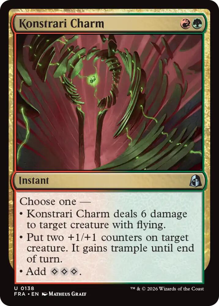 Konstrari Charm, Reality Fracture 138