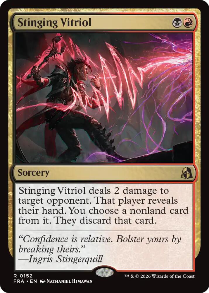 Stinging Vitriol, Reality Fracture 152