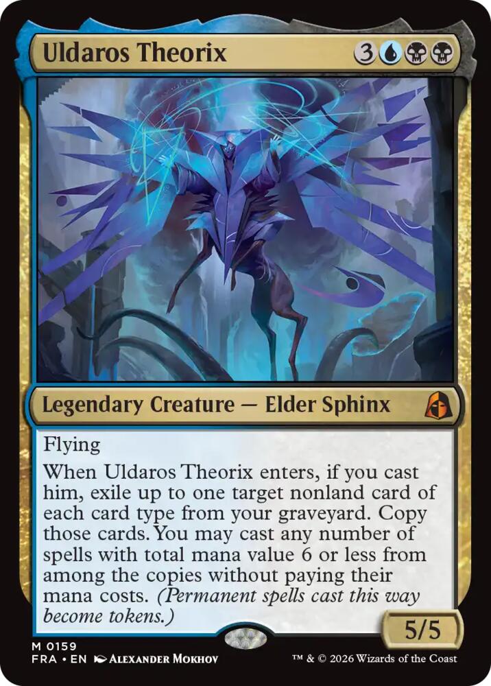 Uldaros Theorix, Reality Fracture 159