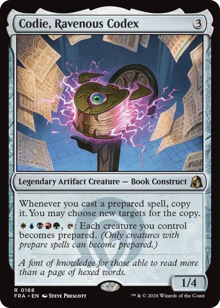 Codie, Ravenous Codex, Reality Fracture 168