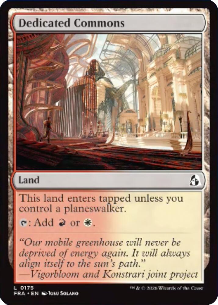 Dedicated Commons, Reality Fracture 175