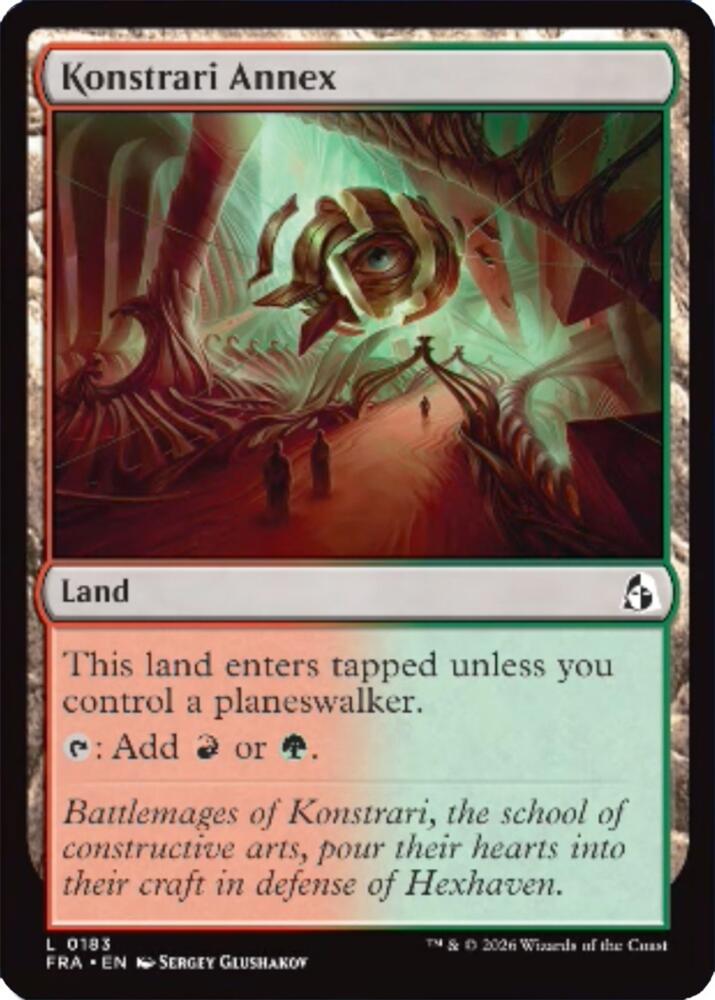 Konstrari Annex, Reality Fracture 183