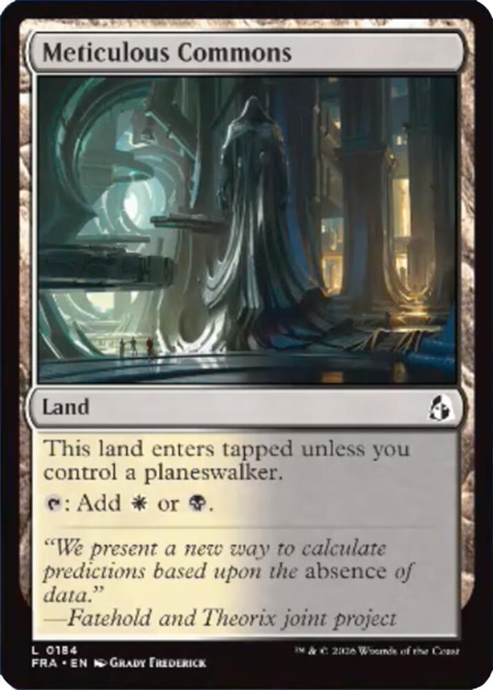 Meticulous Commons, Reality Fracture 184