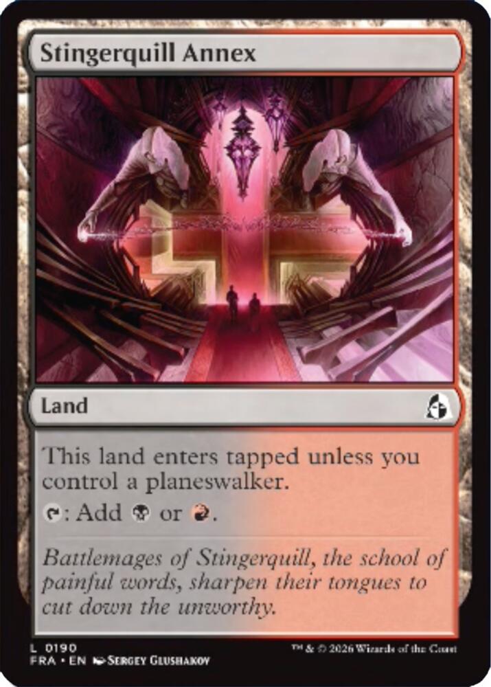 Stingerquill Annex, Reality Fracture 190