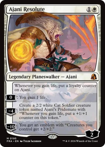 Ajani Resolute, Reality Fracture 195
