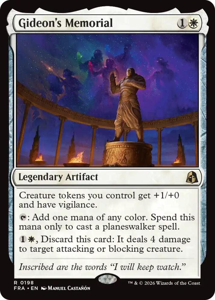 Gideon's Memorial, Reality Fracture 198
