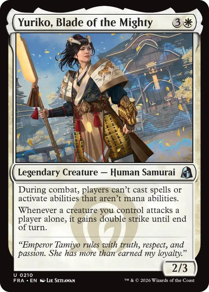 Yuriko, Blade of the Mighty, Reality Fracture 210