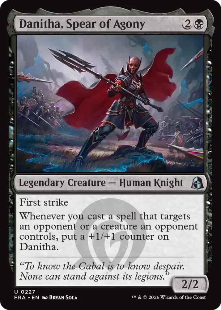 Danitha, Spear of Agony, Reality Fracture 227