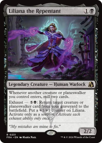 Liliana the Repentant, Reality Fracture 231