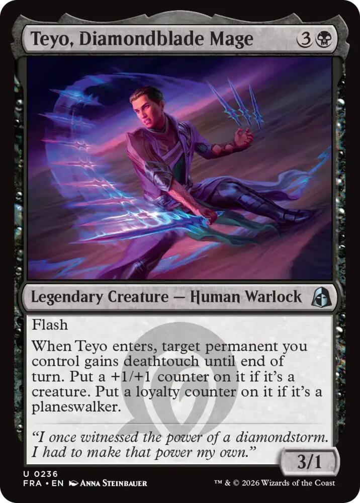 Teyo, Diamondblade Mage, Reality Fracture 236
