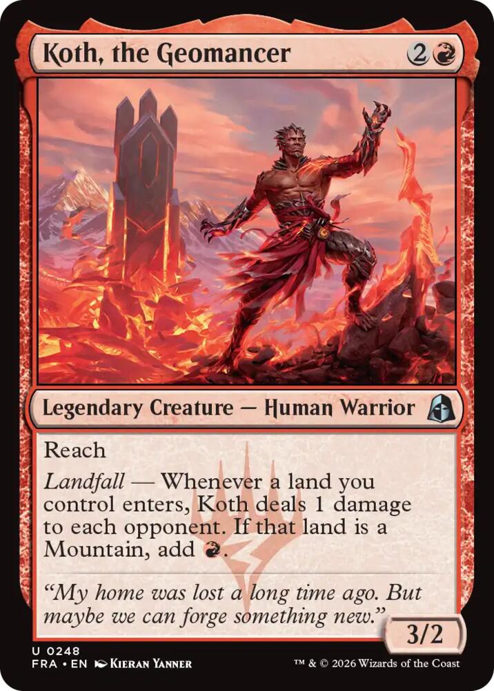 Koth, the Geomancer, Reality Fracture 248
