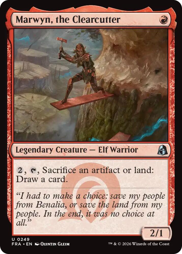 Marwyn, the Clearcutter, Reality Fracture 249