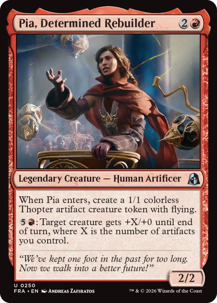 Pia, Determined Rebuilder, Reality Fracture 250