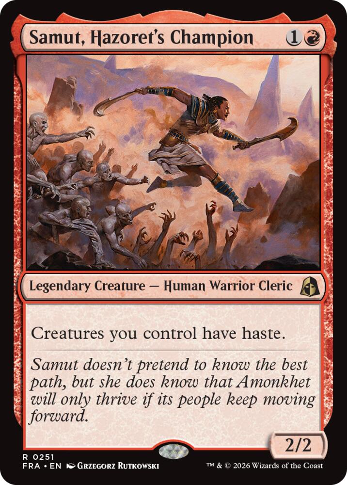 Samut, Hazoret's Champion, Reality Fracture 251