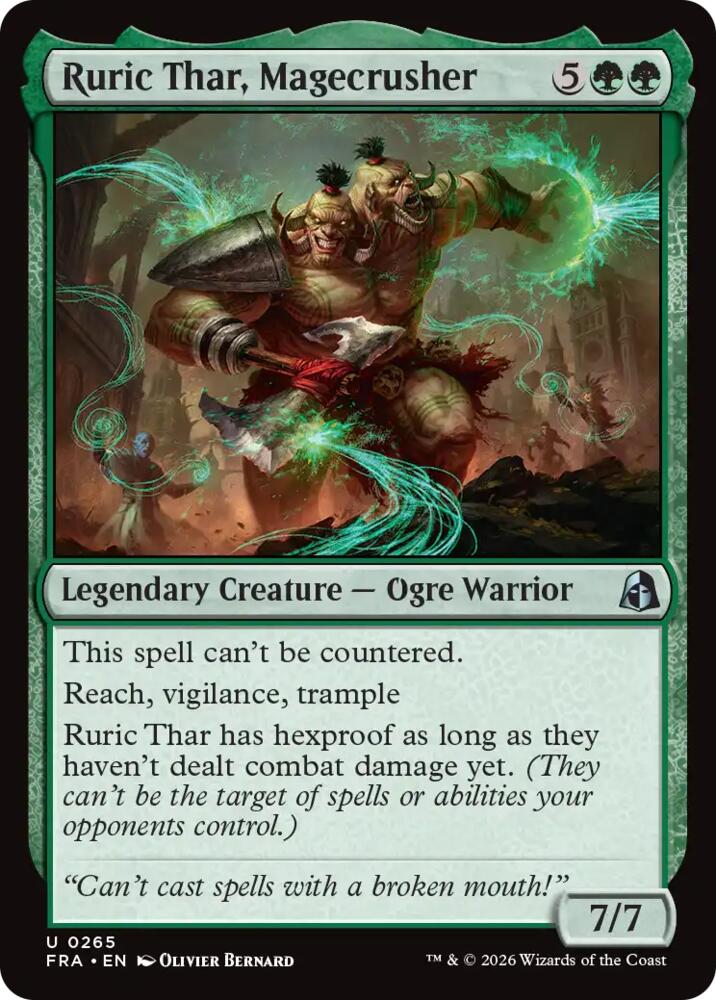 Ruric Thar, Magecrusher, Reality Fracture 265