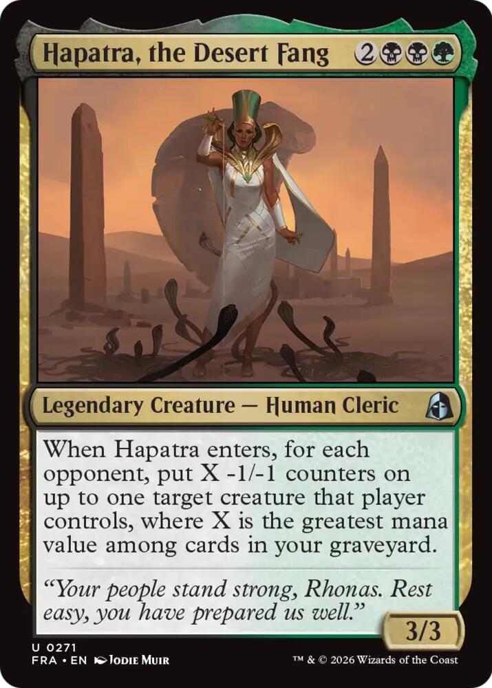 Hapatra, the Desert Fang, Reality Fracture 271