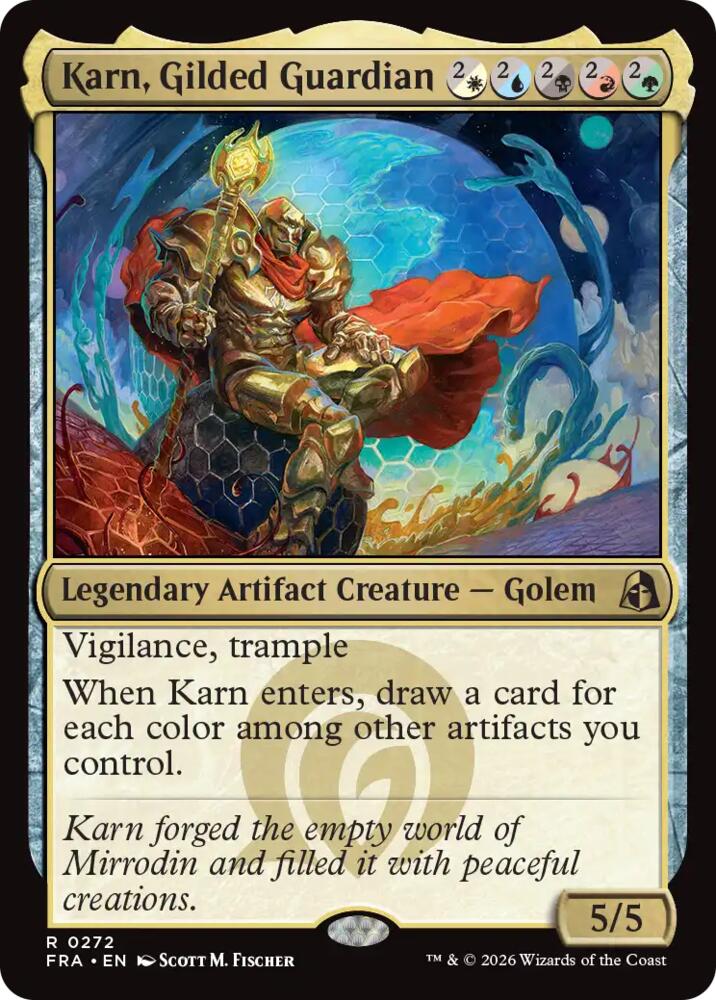 Karn, Gilded Guardian, Reality Fracture 272