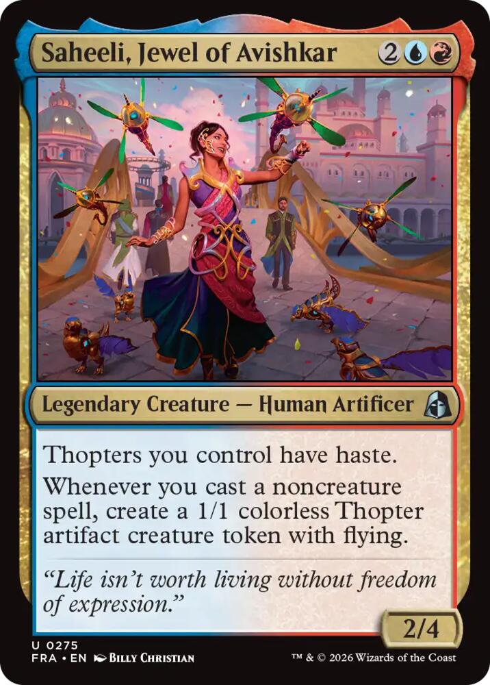 Saheeli, Jewel of Avishkar, Reality Fracture 275